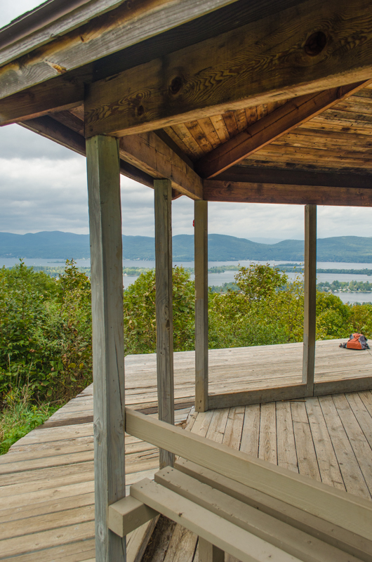 Gazebo at Pilot Knob lookout