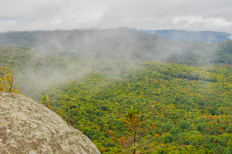 Fog over Adirondacks