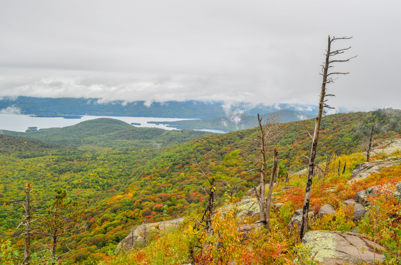 Fog over Lake George