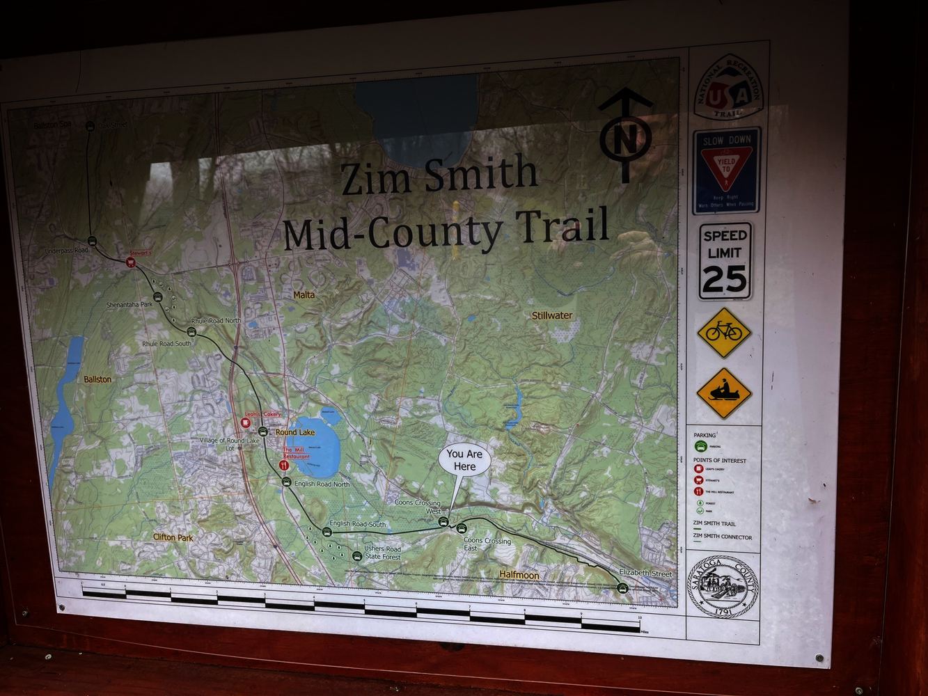 Zim Smith Trail map