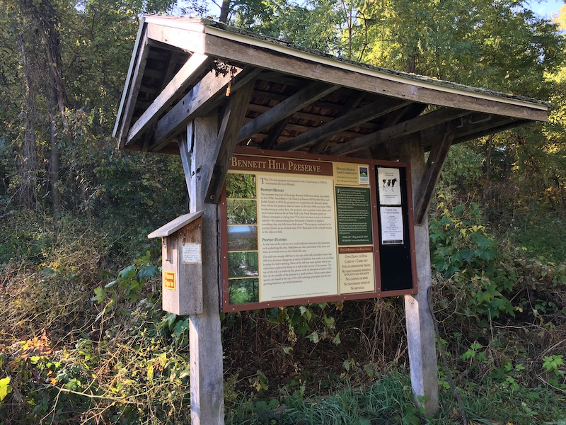 Sign at trail entrance