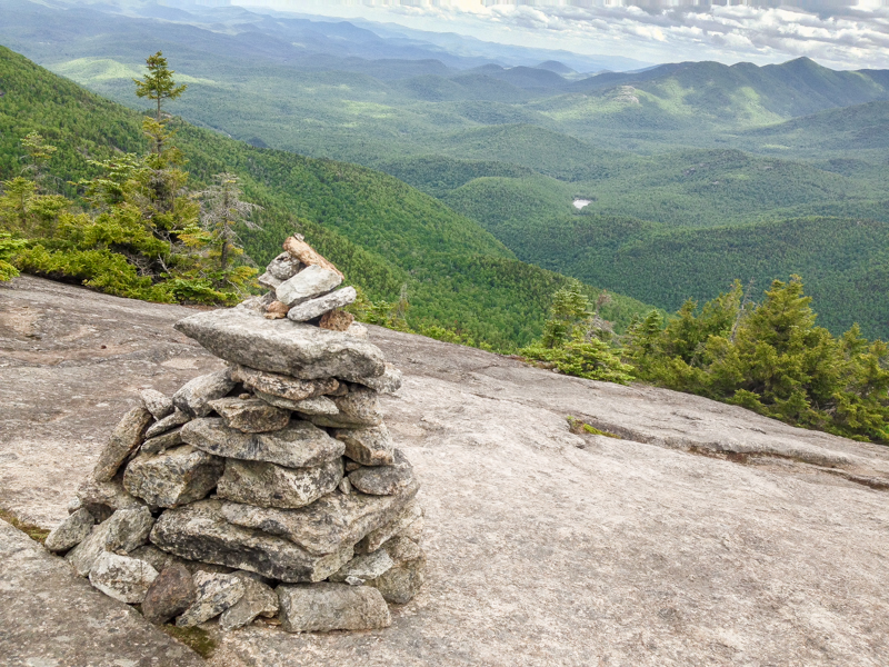 Cairn on Mountain Trail