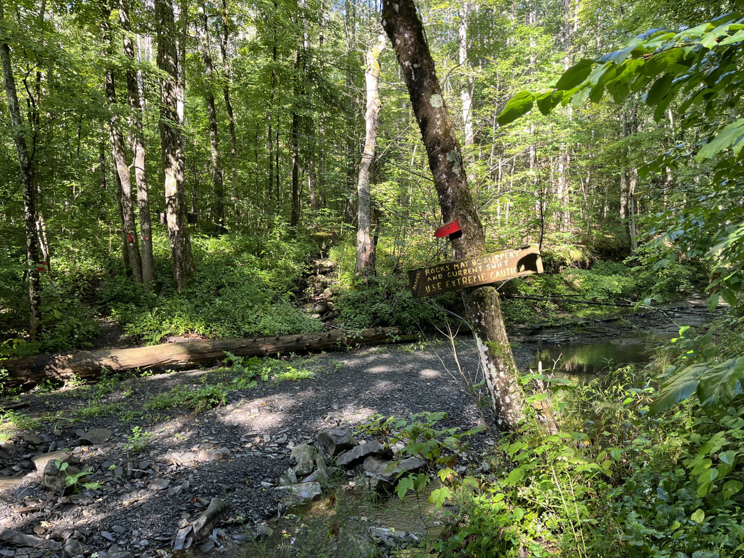 Dry creek crossing