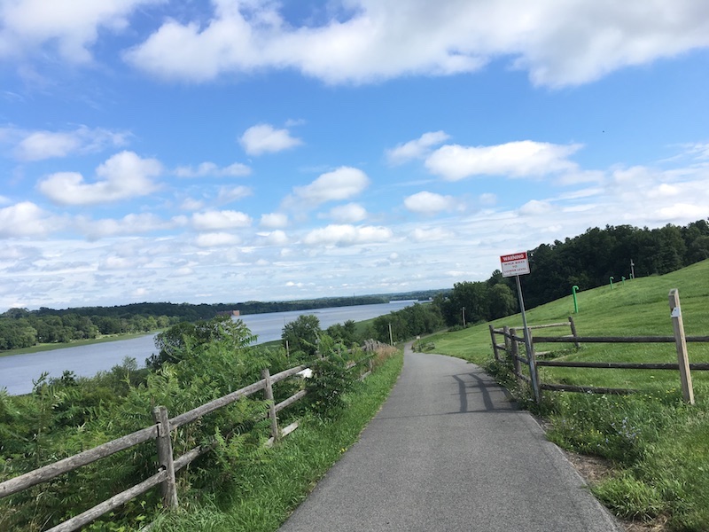 Overlooking the Mohawk River from Niskayuna