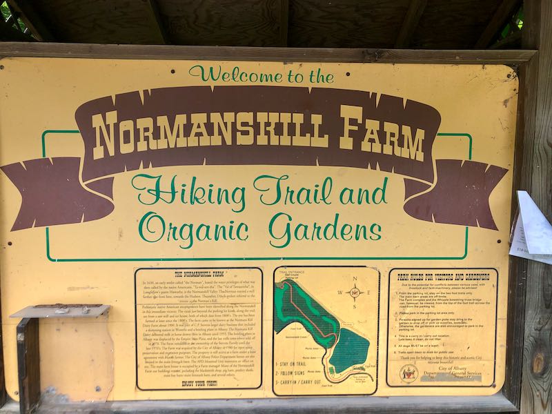 Normanskill Farm sign