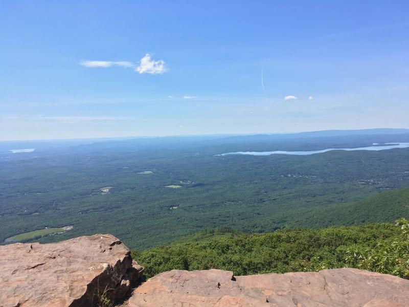 View of the Hudson River from Overlook Mountain