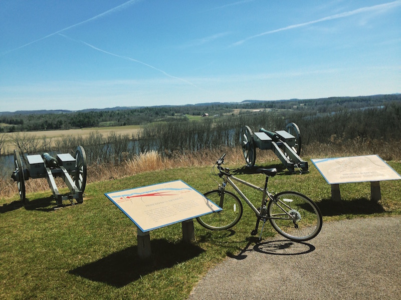 Biking at Saratoga National Park
